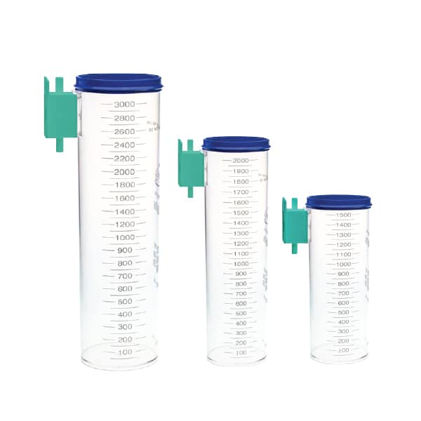 Suction Canister for Liner Bag with Filter and Safety Valve